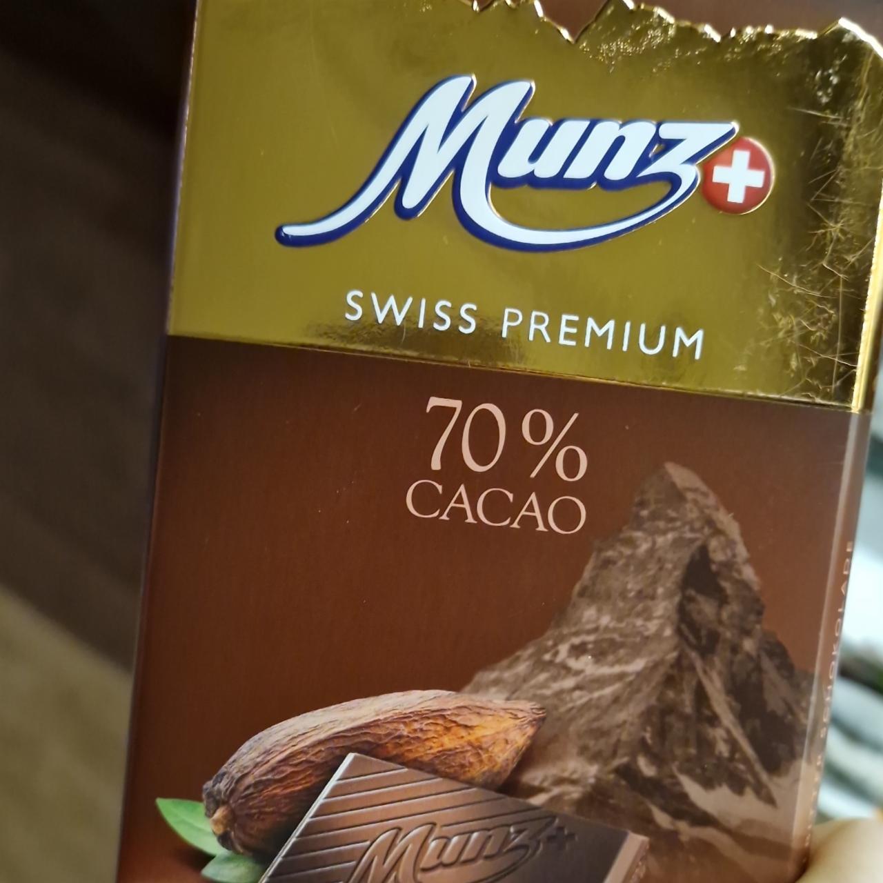 Fotografie - čokoláda Munz Swiss Premium