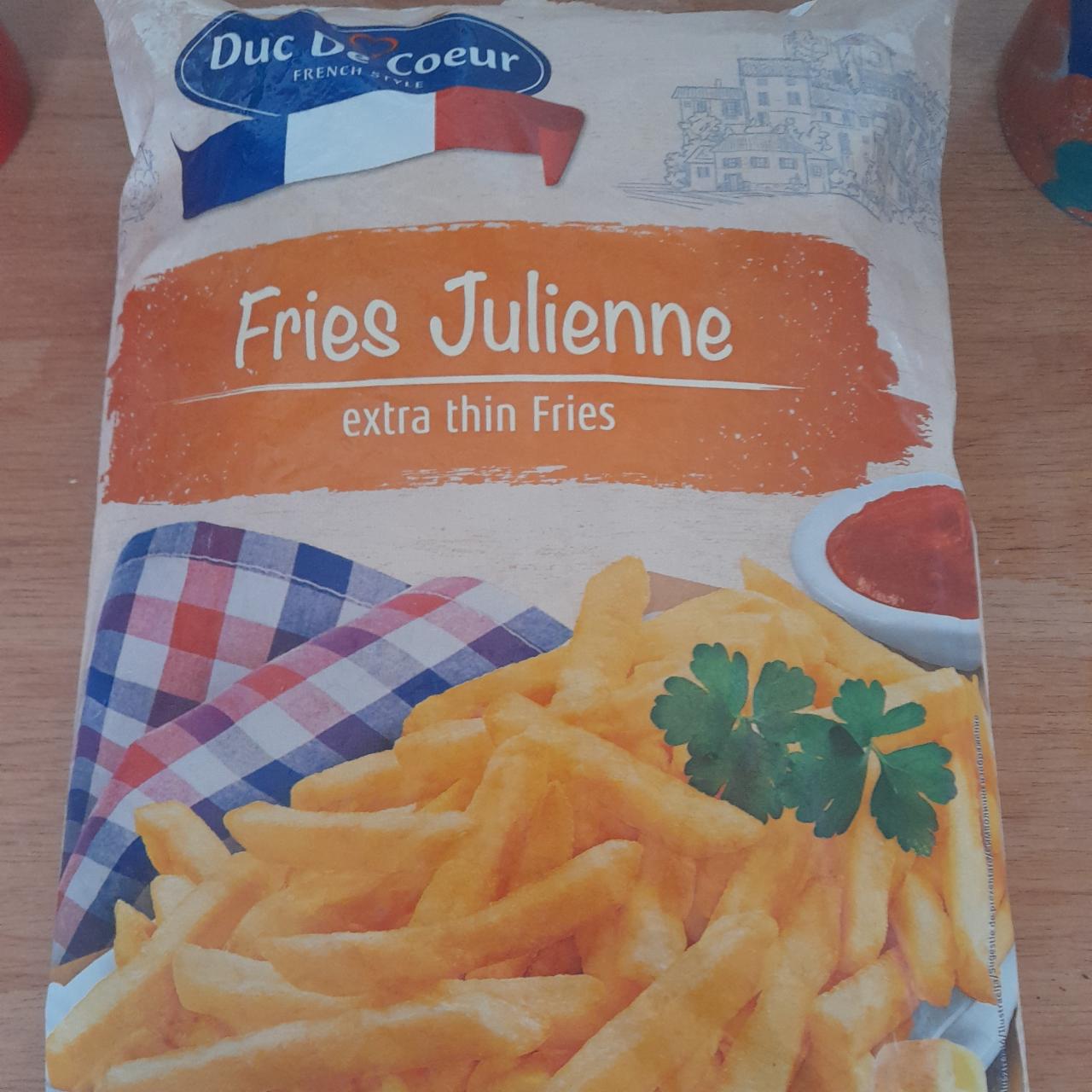 Fotografie - Fries Julienne extra thin fries Duc De Coeur