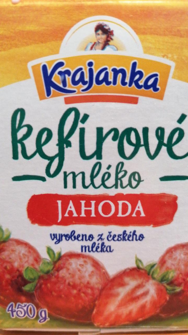 Fotografie - kefírové mléko jahoda Krajanka