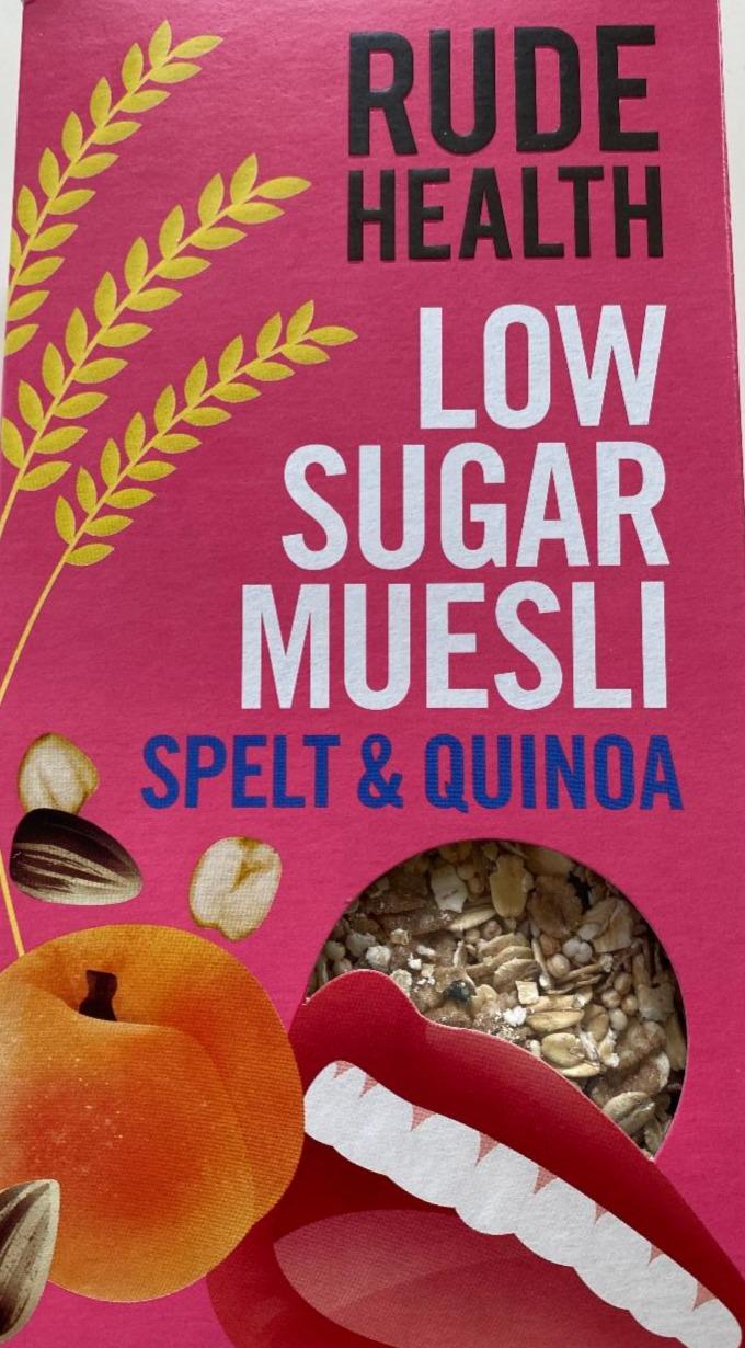 Fotografie - low sugar muesli spelt & quinoa Rude health