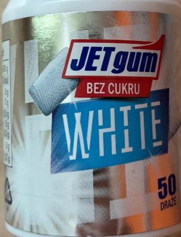 Fotografie - Žvýkačky bez cukru White JETgum