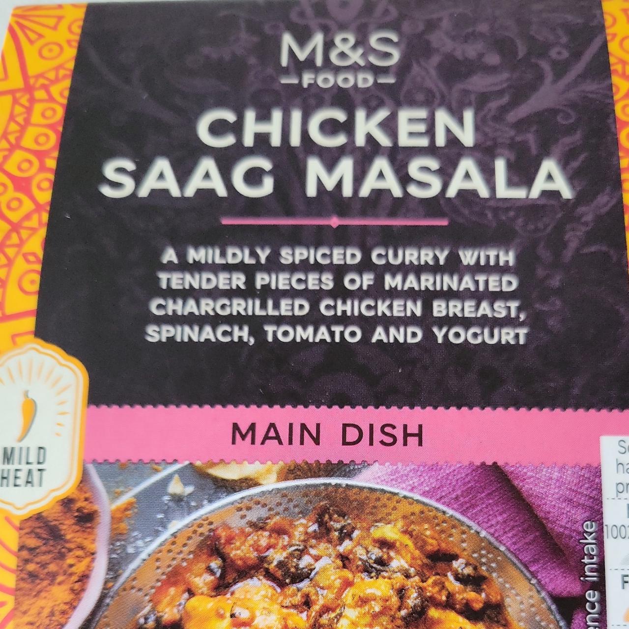 Fotografie - Chicken saag masala M&S Food