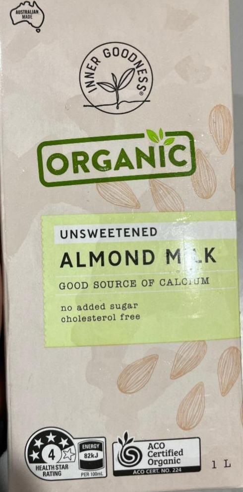 Fotografie - Organic unsweetened almond drink Inner Goodness