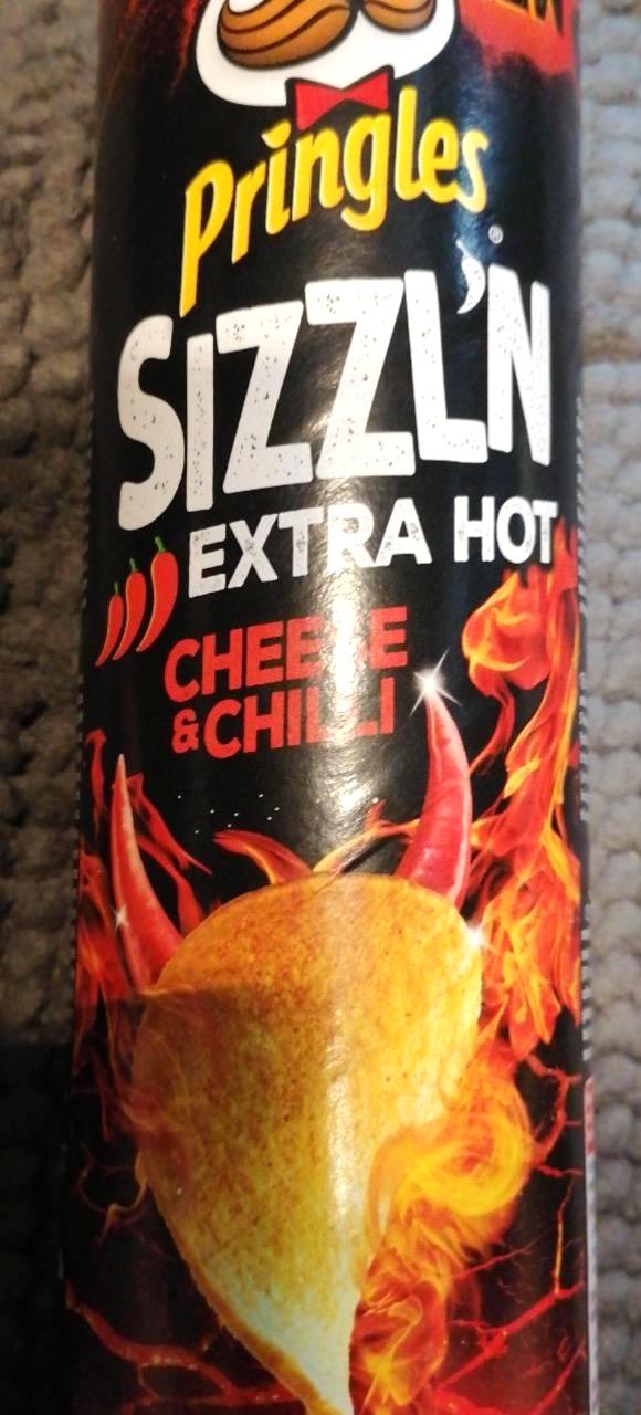 Fotografie - Sizzl'n Extra Hot Cheese & Chilli Pringles