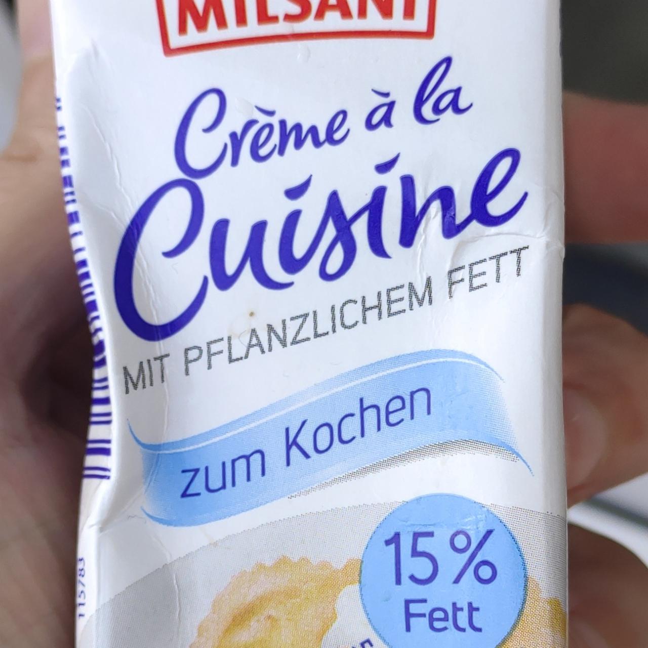 Fotografie - Crème à la Cruisine 15% Fett Milsani