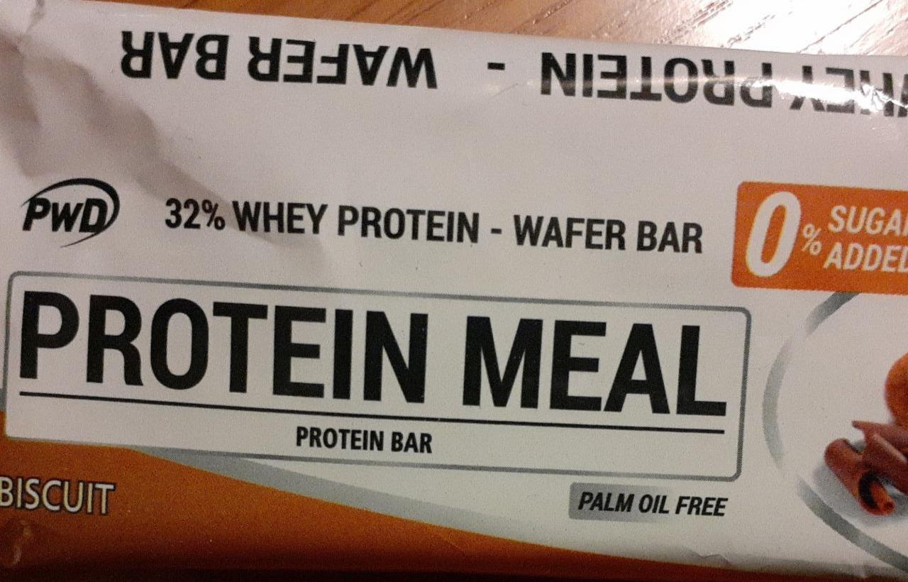 Fotografie - Protein meal protein bar biscuit PWD nutrition