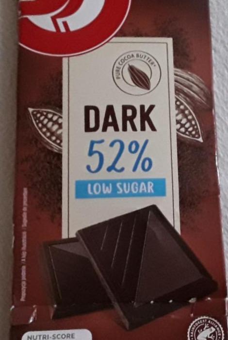 Fotografie - Dark 52% Low sugar Auchan