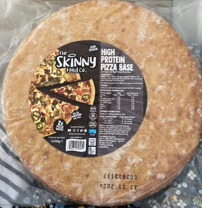 Fotografie - High protein pizza base The Skinny Food Co