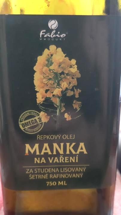 Fotografie - Řepkový olej Manka na vařeni Fabio product