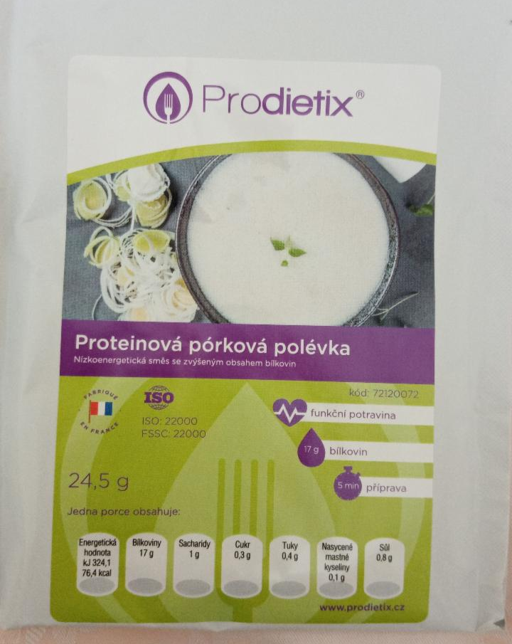 Fotografie - Proteinová pórková polévka - Prodietix