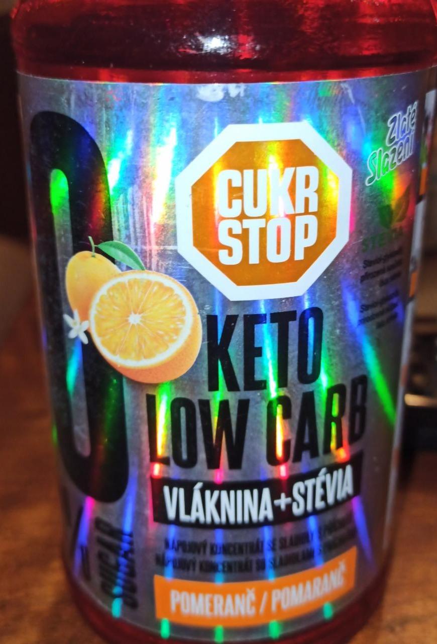 Fotografie - Keto Low Carb nápojový koncentrát Pomeranč CukrStop