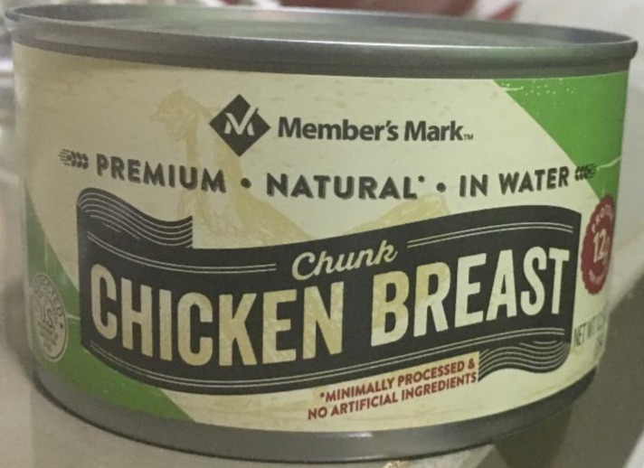 Fotografie - Chunk Chicken Breast natural in water Member's Mark