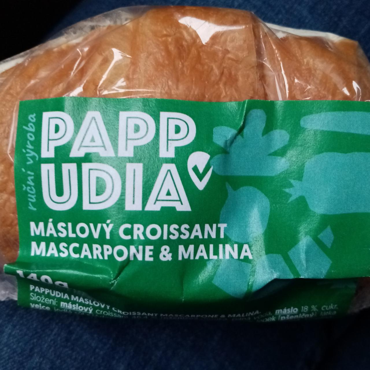 Fotografie - Máslový Croissant mascarpone & malina Pappudia