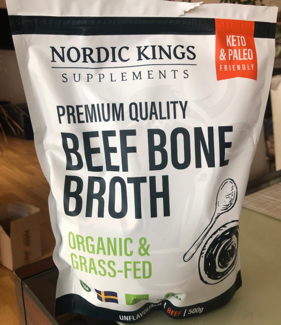 Fotografie - Premium Quality Beef Bone Broth Organic & Grass-fed Nordic kings supplements