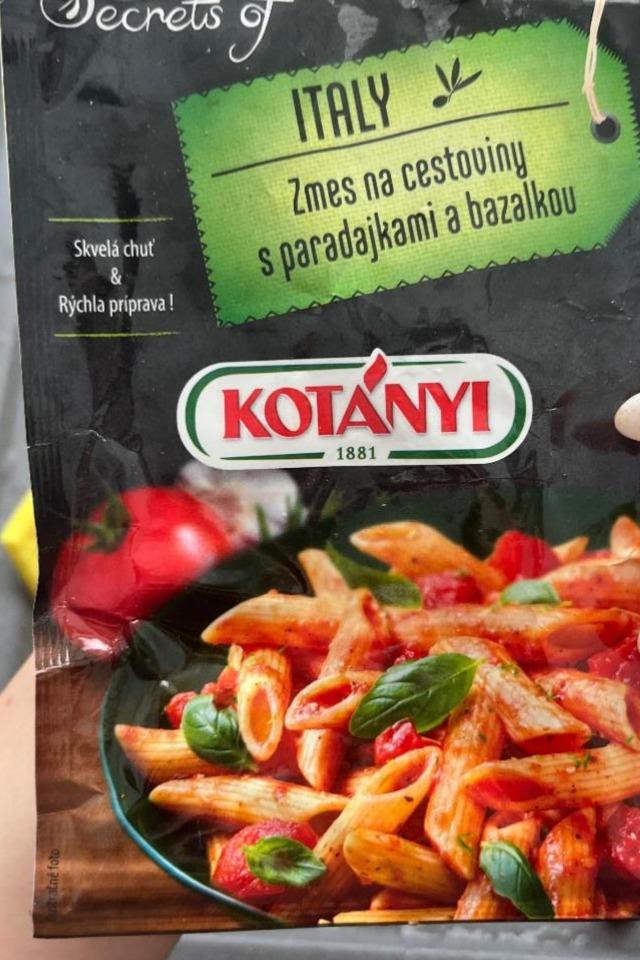 Fotografie - Italy zmes na cestoviny s paradajkami s bazalkou Kotányi