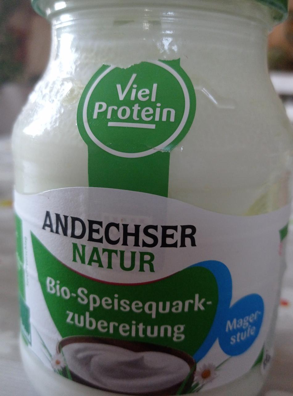 Fotografie - Natur Bio Speisequark Zubereitung viel Protein Andechser