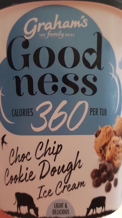 Fotografie - Goodness Choc Chip Cookie Dough Ice Cream Graham's
