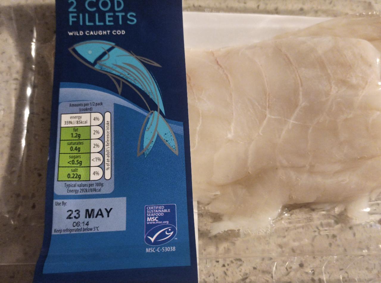 Fotografie - 2 Boneless Cod Fillets The Fishmonger