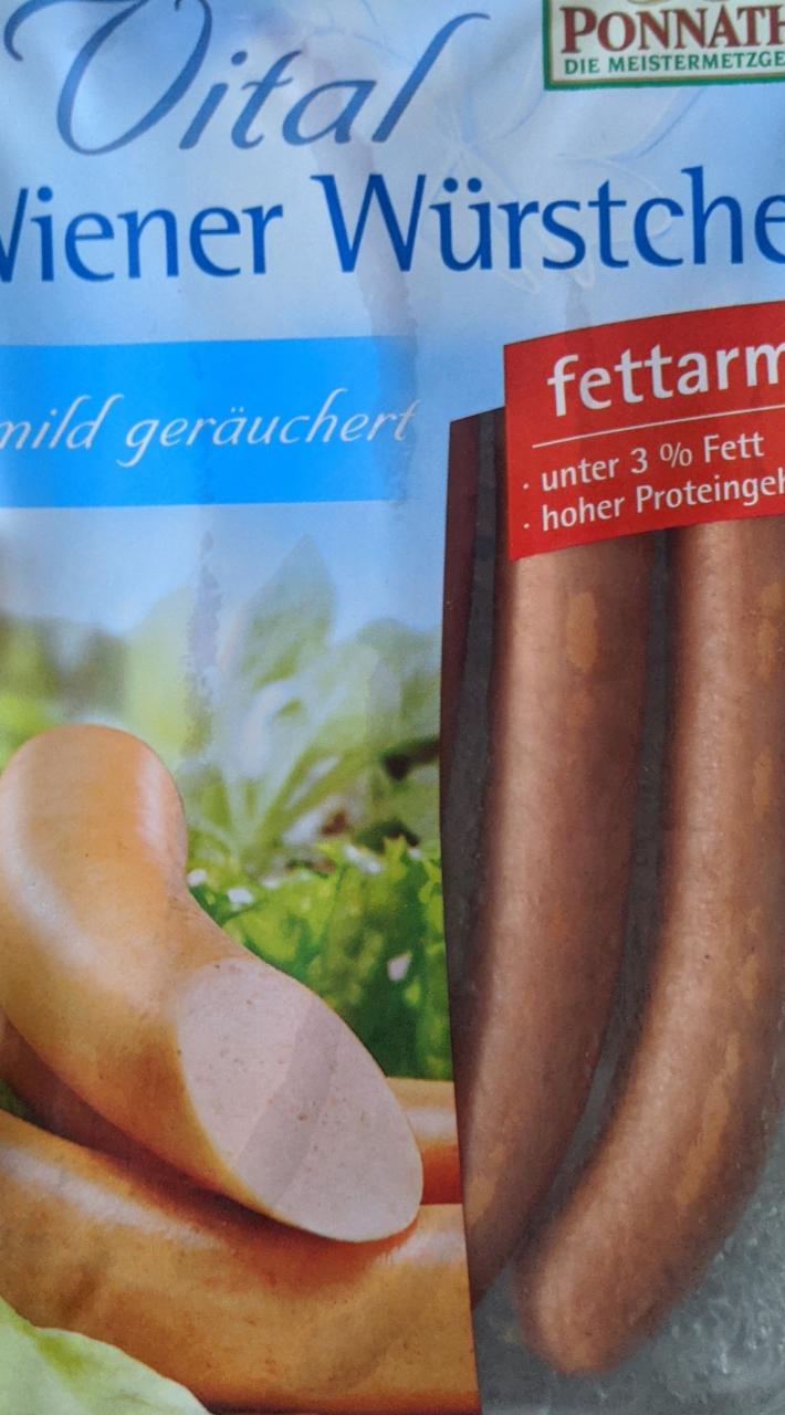 Fotografie - Vital Wiener Würstchen mild geräuchert fettarm 3% Ponnath
