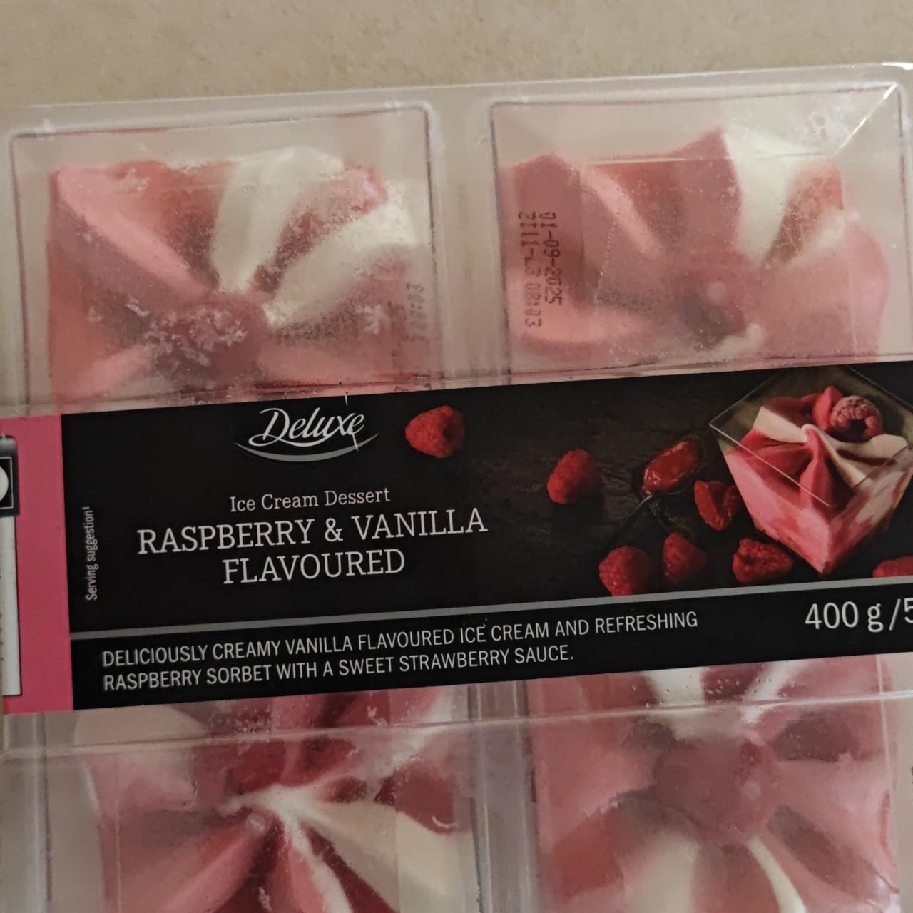 Fotografie - Ice Cream Dessert Raspberry & Vanilla flavoured Deluxe