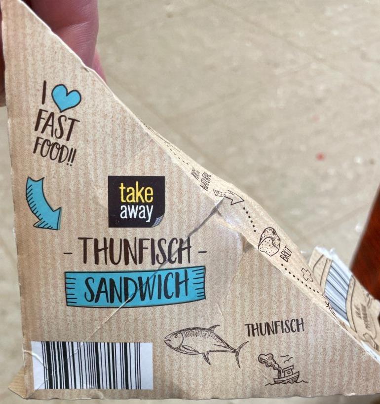 Fotografie - Thunfisch Sandwich Take away