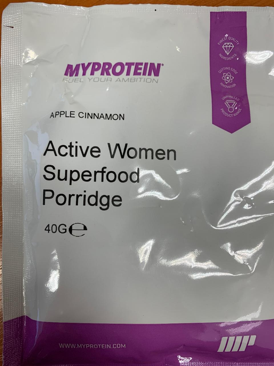 Fotografie - Active Women Super food porridge Myprotein