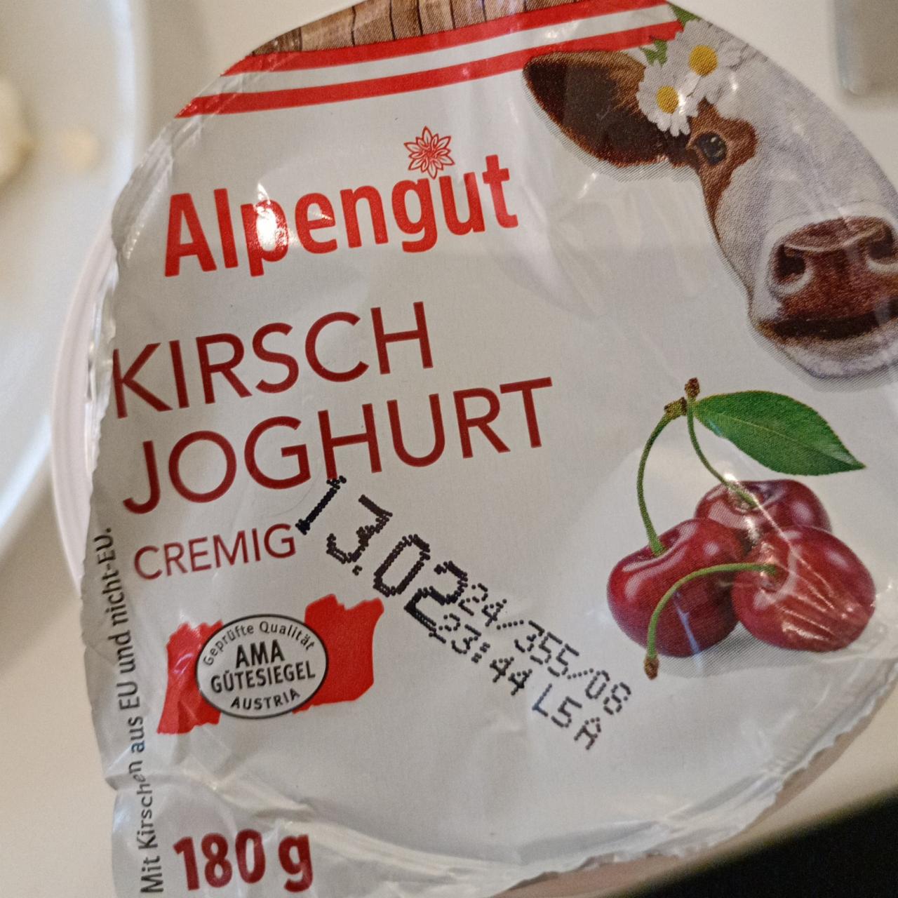 Fotografie - Kirsch Joghurt cremig Alpengut
