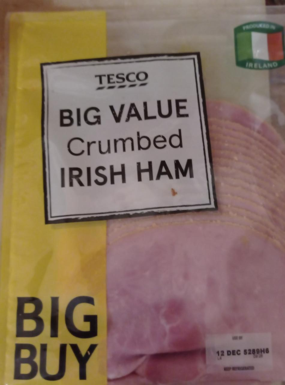 Fotografie - Tesco Big Value Crumbed Irish Ham