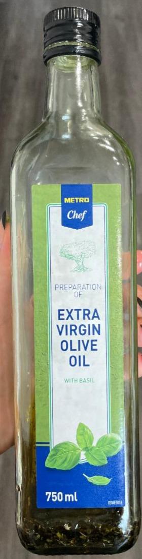 Fotografie - Extra Virgin Olive oil with basil Metro Chef
