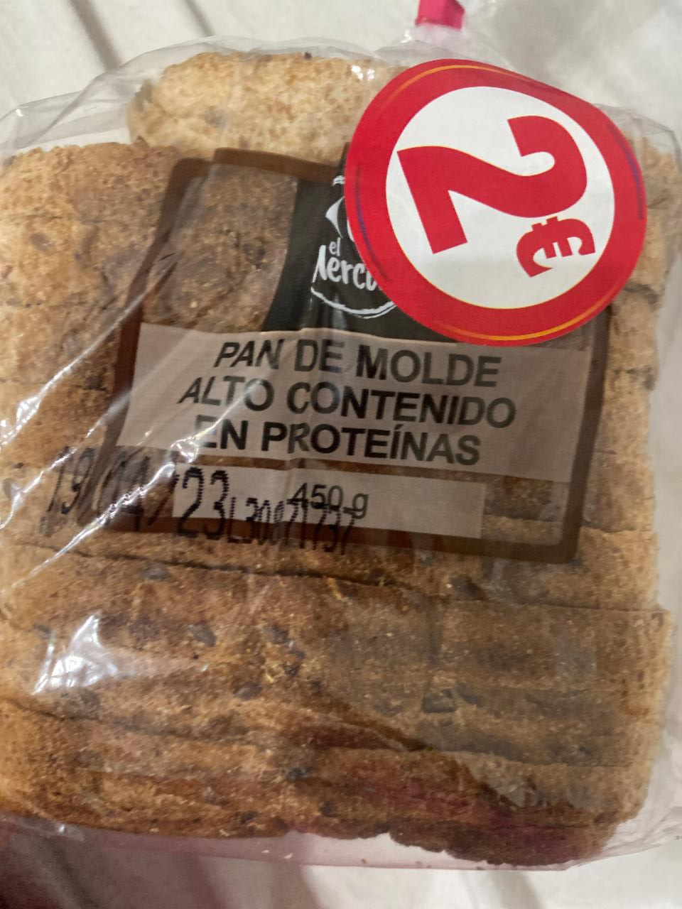 Fotografie - Pan de Molde alto contenido en proteínas Carrefour el Mercado