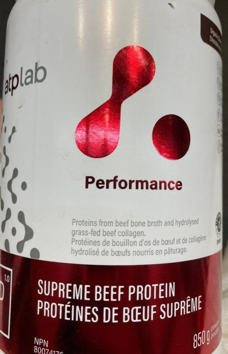 Fotografie - Supreme beef protein Performance Atplab