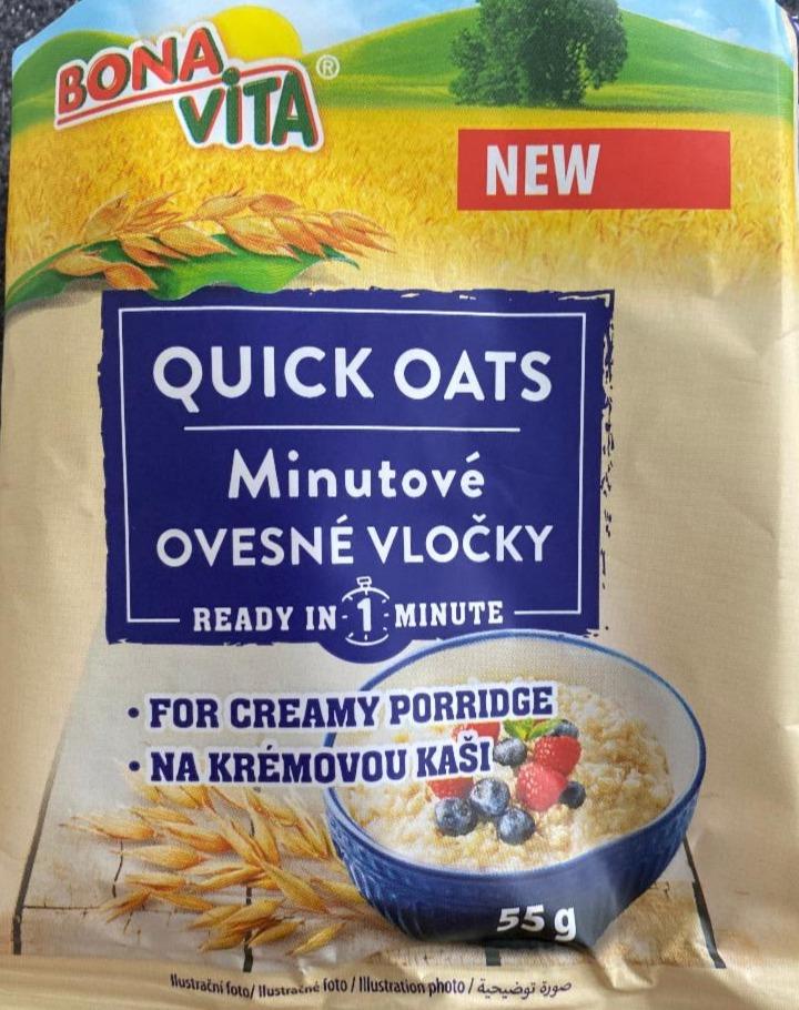 Fotografie - Quick oats Minutové ovesné vločky Bonavita