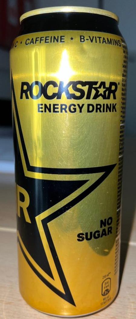 Fotografie - Energy Drink No Sugar RockStar