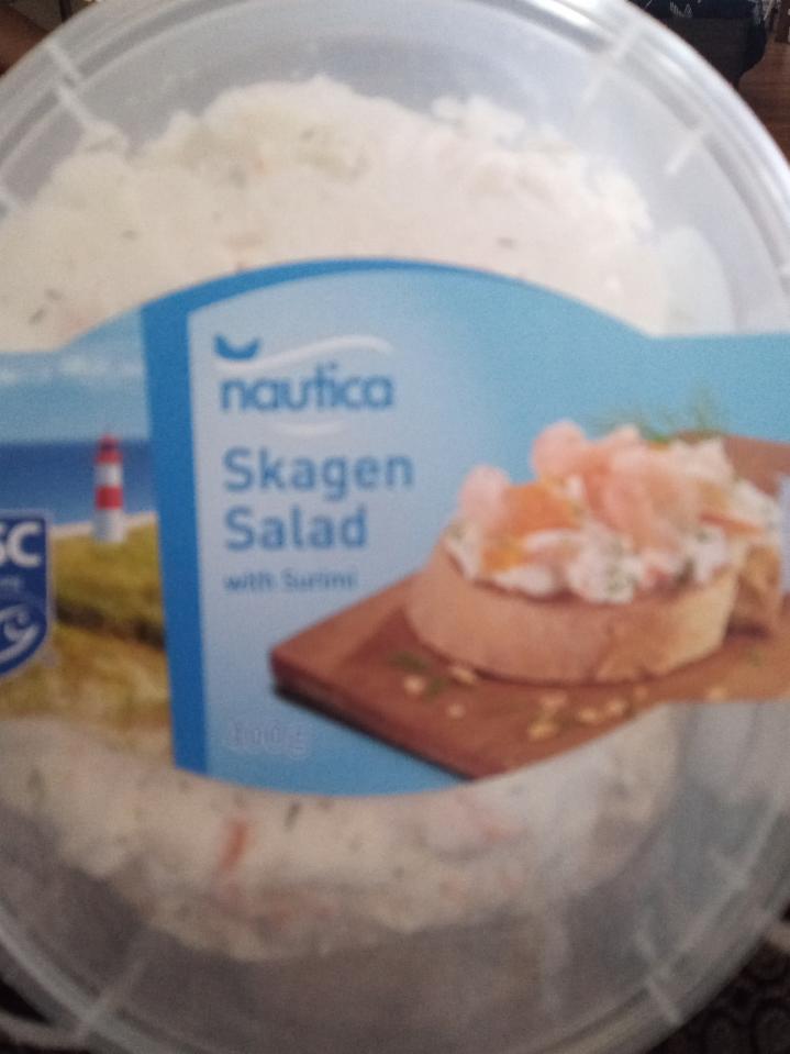 Fotografie - Skagen salad with Surimi Nautica