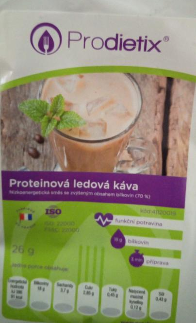 Fotografie - Proteinová ledová káva Prodietix