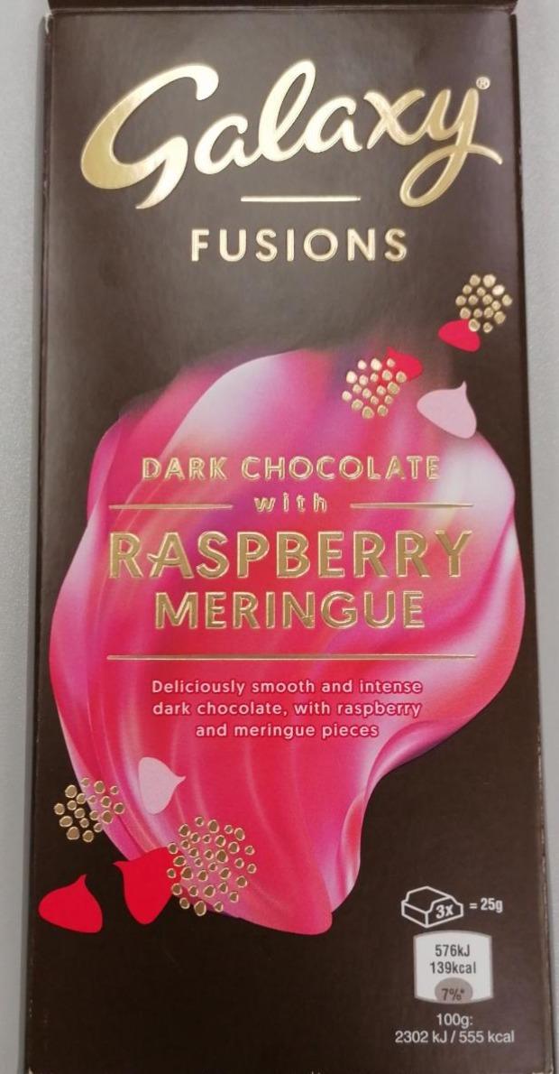 Fotografie - Fusions Dark Chocolate with Raspberry Meringue Galaxy