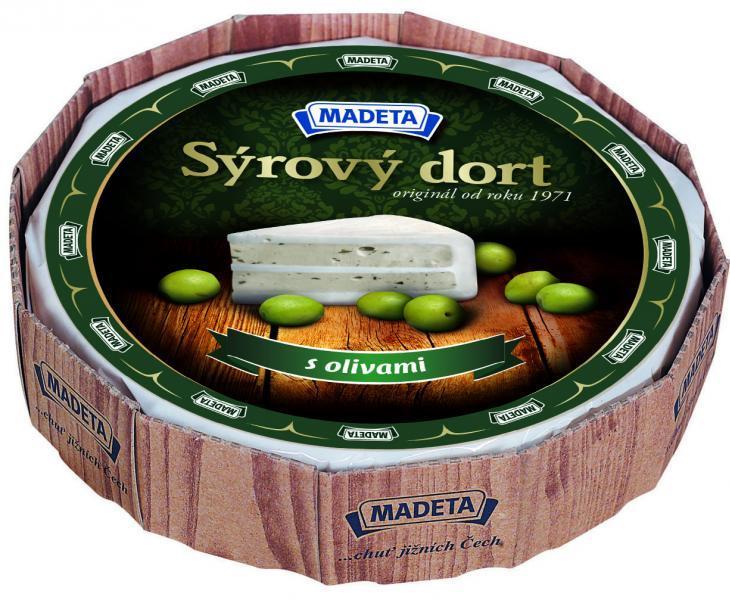 Fotografie - Sýrový dort olivy 55% Madeta