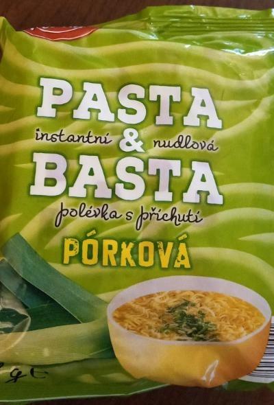 Fotografie - Instantní nudlvá polévka s příchutí Pórková Pasta & Basta