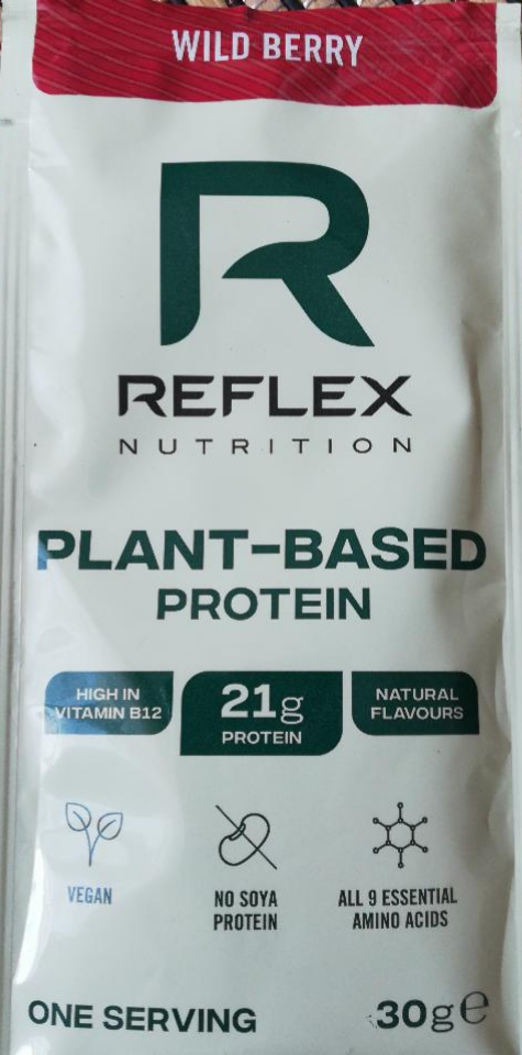 Fotografie - Reflex nutrition, plant-based protein wild berry