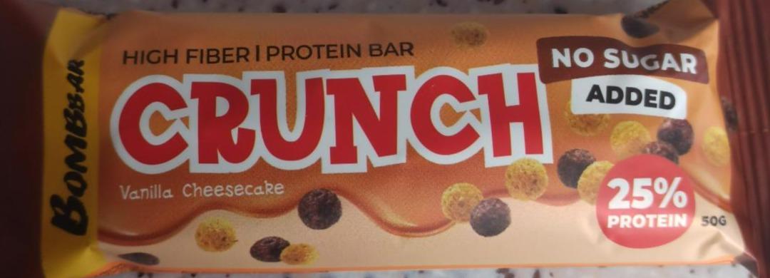 Fotografie - Protein bar Crunch Vanilla cheesecake Bombbar