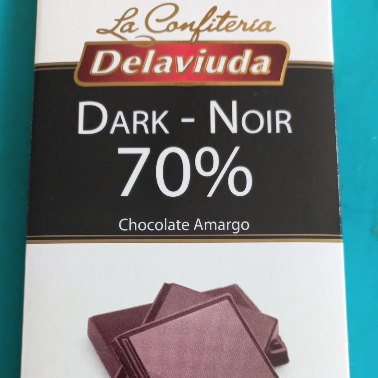Fotografie - Chocolate Amargo Dark-Noir 70% Delaviuda