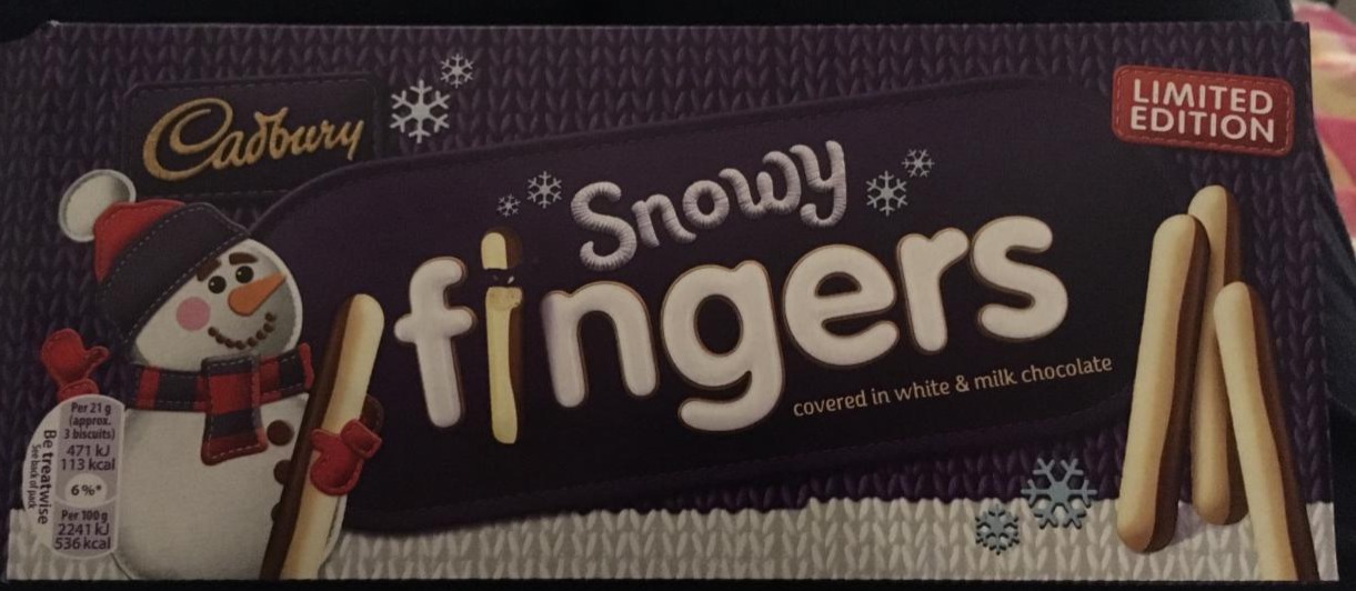 Fotografie - Limited Edition Snowy Fingers Cadbury