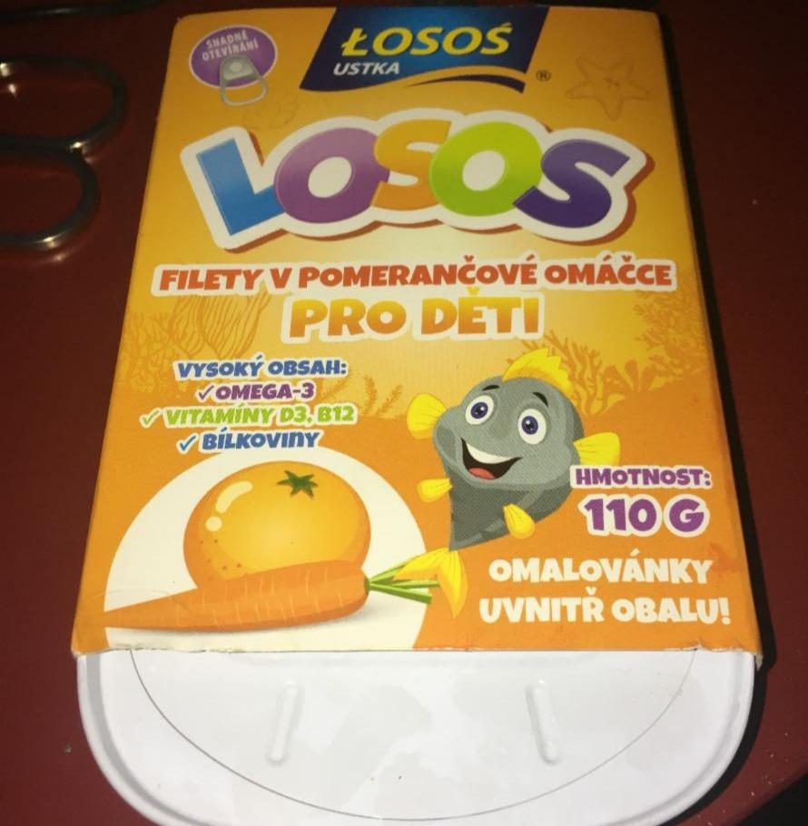 Fotografie - Losos filety v pomerančové omáčce