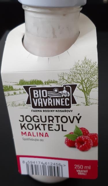 Fotografie - Jogurtový koktejl Malina Bio Vavřinec