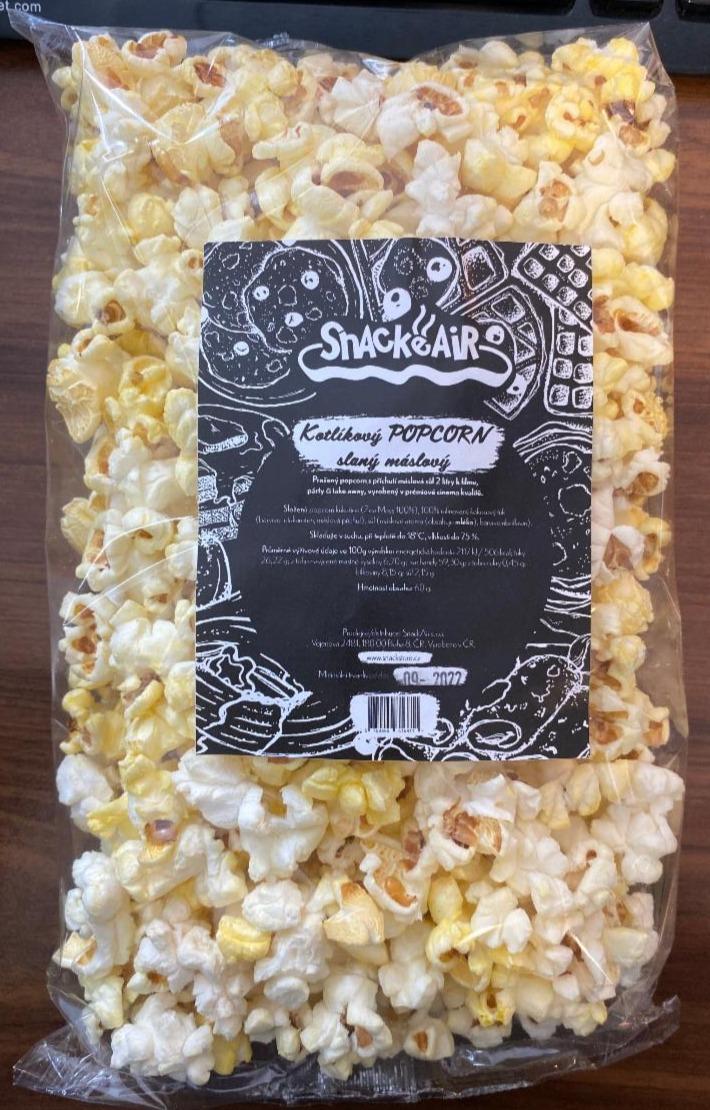 Fotografie - Kotlíkový popcorn slaný máslový SnackAir