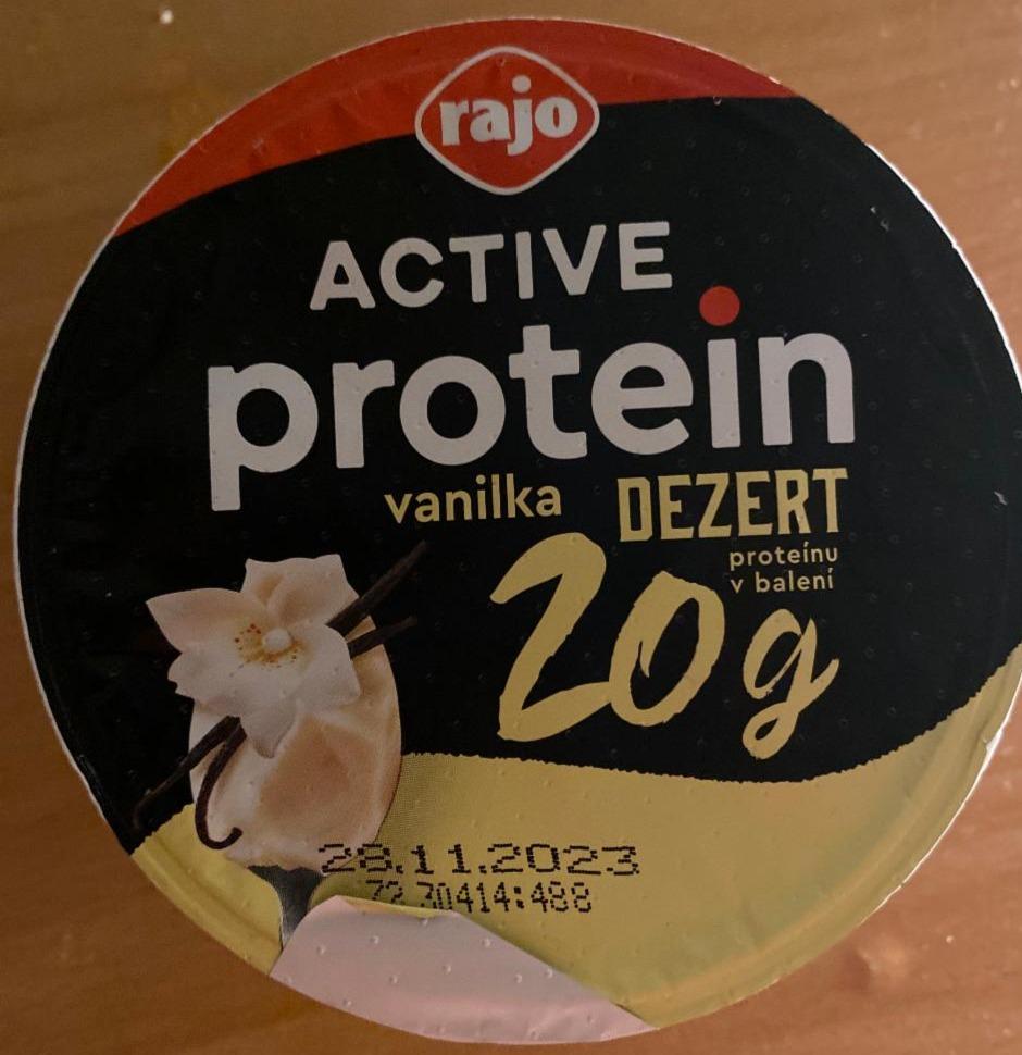 Fotografie - Active protein dezert vanilka Rajo