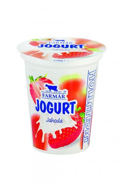 Fotografie - Farmář krémový jogurt jahoda 3% Hollandia