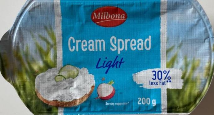 Fotografie - cream spread light Milbona