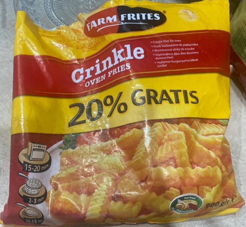Fotografie - Oven Fries Crinkle Farm Frites