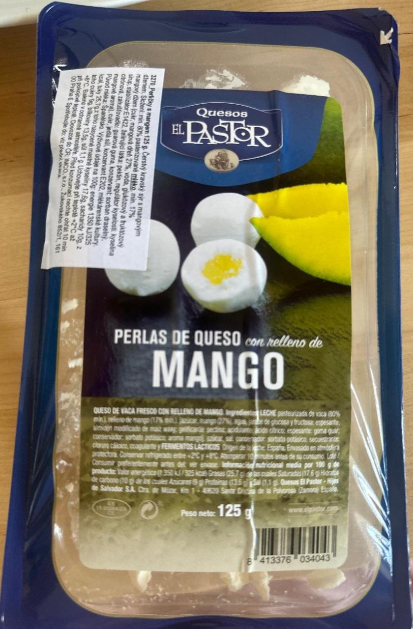 Fotografie - Perlas de queso con rellenas de mango El Pastor
